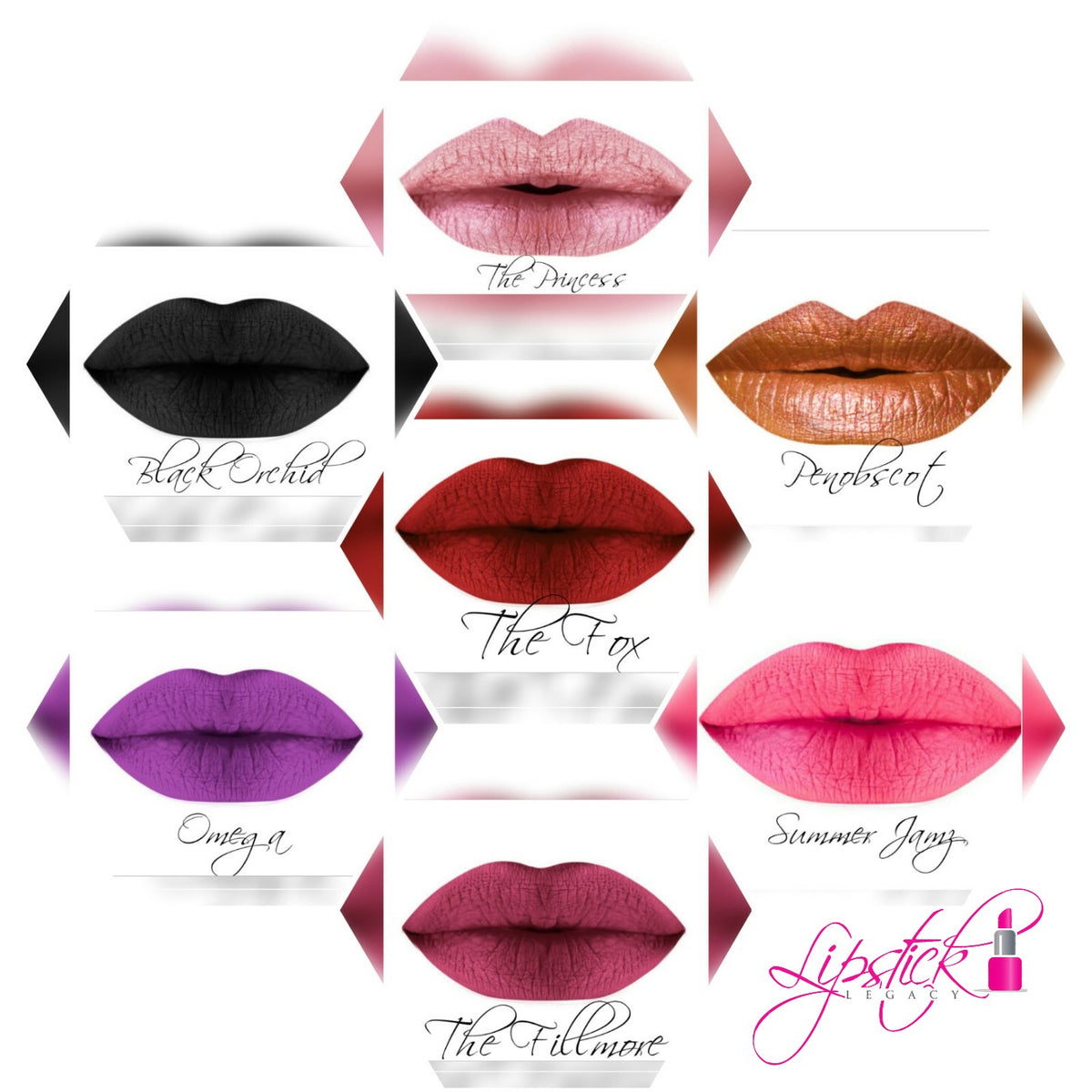 Liquid Matte Lipstick Collection Lipstick Legacy Co