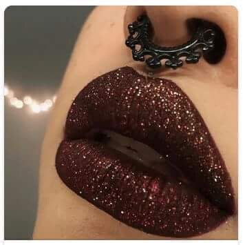 Chocolate Cake LipGlam Glitter Lipstick